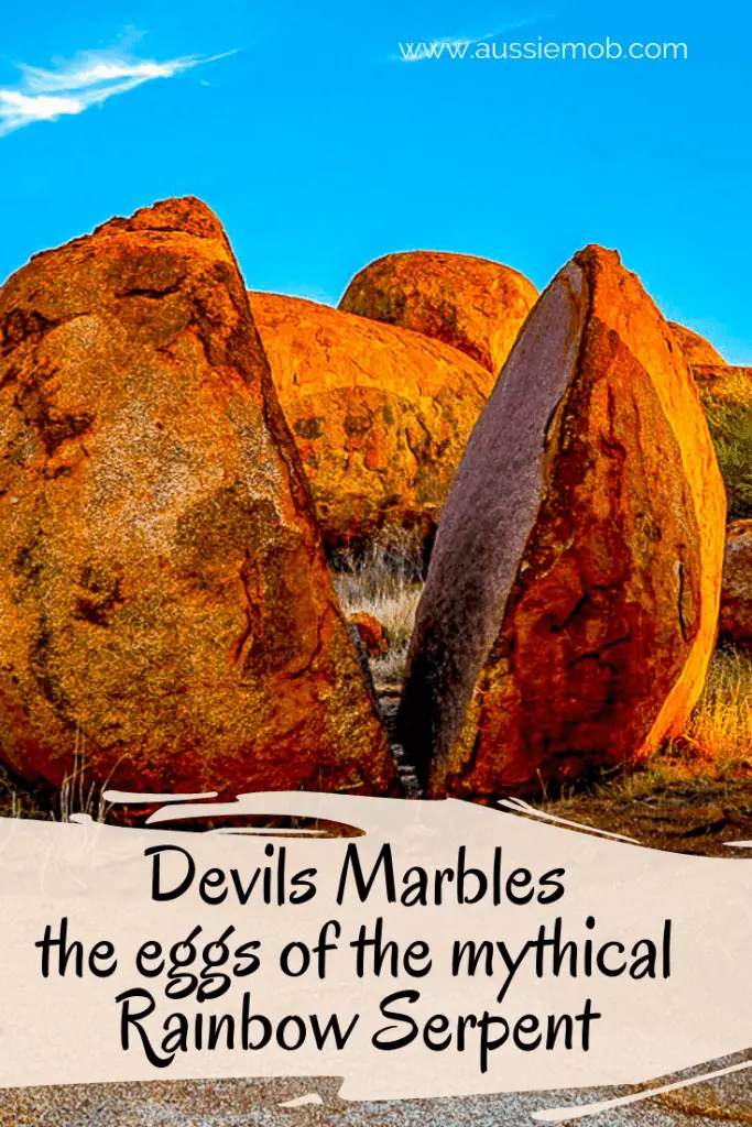 Devils Marbles The Eggs Of The Mythical Rainbow Serpent Aussie Mob